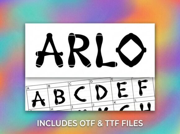 Arlo: A Decorative Display Font for Bold Visual Statements
