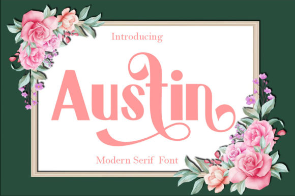 Austin: A Bold and Stylish Display Typeface for Modern Design