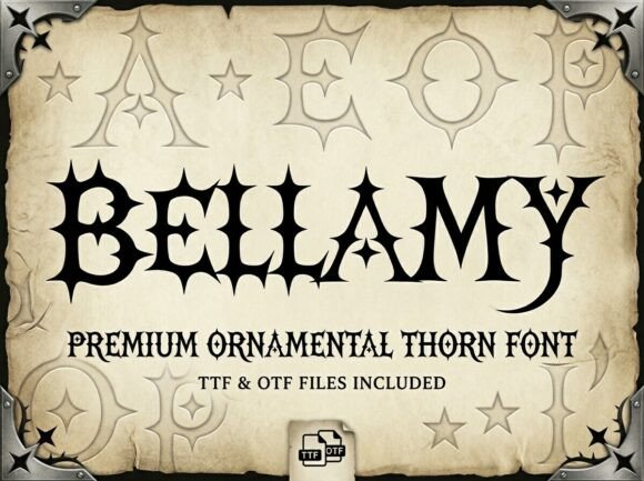 Bellamy: A Striking Display Typeface for Bold Creators