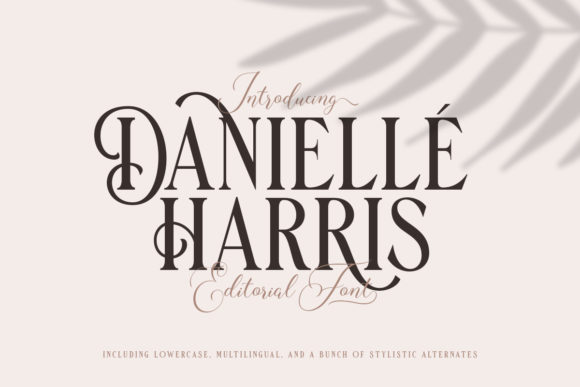 Danielle Harris: Elegant Font for Romantic Crafts