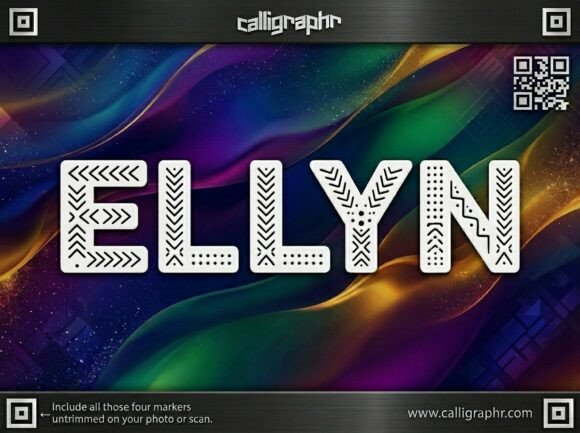 Ellyn: A Stunning Decorative Display Font for Bold Creators