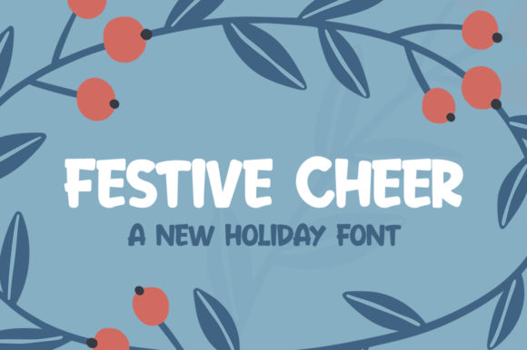 Festive Cheer: A Display Font for Christmas Design Projects