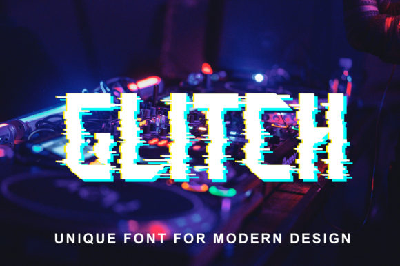 Glitch: A Bold Typeface for Modern Design