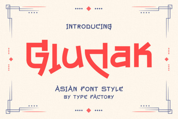 Gludak: A Striking Display Font for Creative Projects