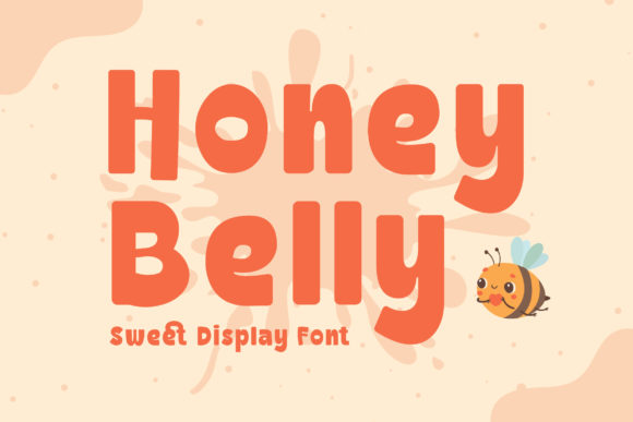 Honey Belly: A Bold Display Font for Creative Projects