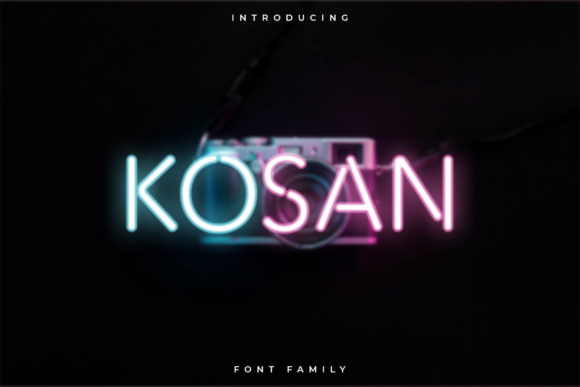 Kosan: A Modern Display Font for Creative Projects