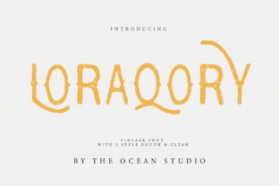 Loraqory: A Sweet Display Font for Modern Design