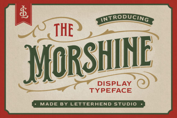 Morshine: A Bold Retro Typeface for Strong Designs