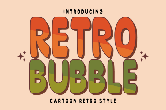 Retro Bubble: Groovy 70s Vibes for Playful Designs