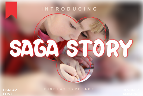 Saga Story: A Playful Font for Creative Projects