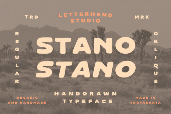 Stano: A Bold Vintage Display Font for Impactful Designs