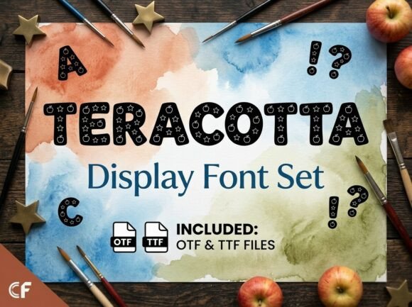 Teracotta: A Bold Display Typeface for Creative Impact