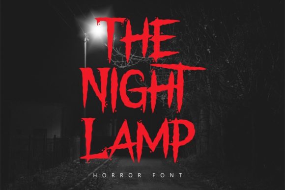 The Night Lamp: A Typeface for Horror and Halloween Design