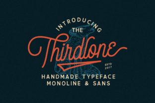 Thirdlone Family: A Playful Display Font for Modern Designs