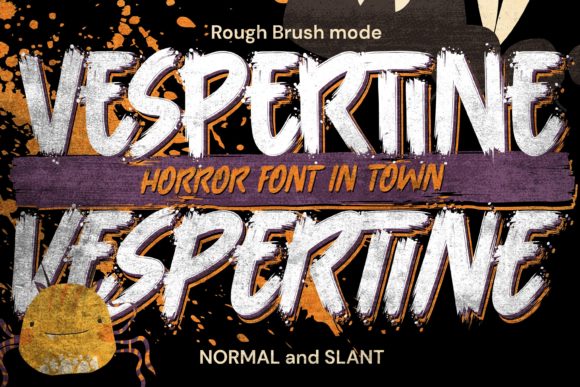 Vespertine: The Cool, Brushed Display Font