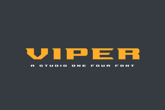 Viper: Bold Display Typography for Modern Design